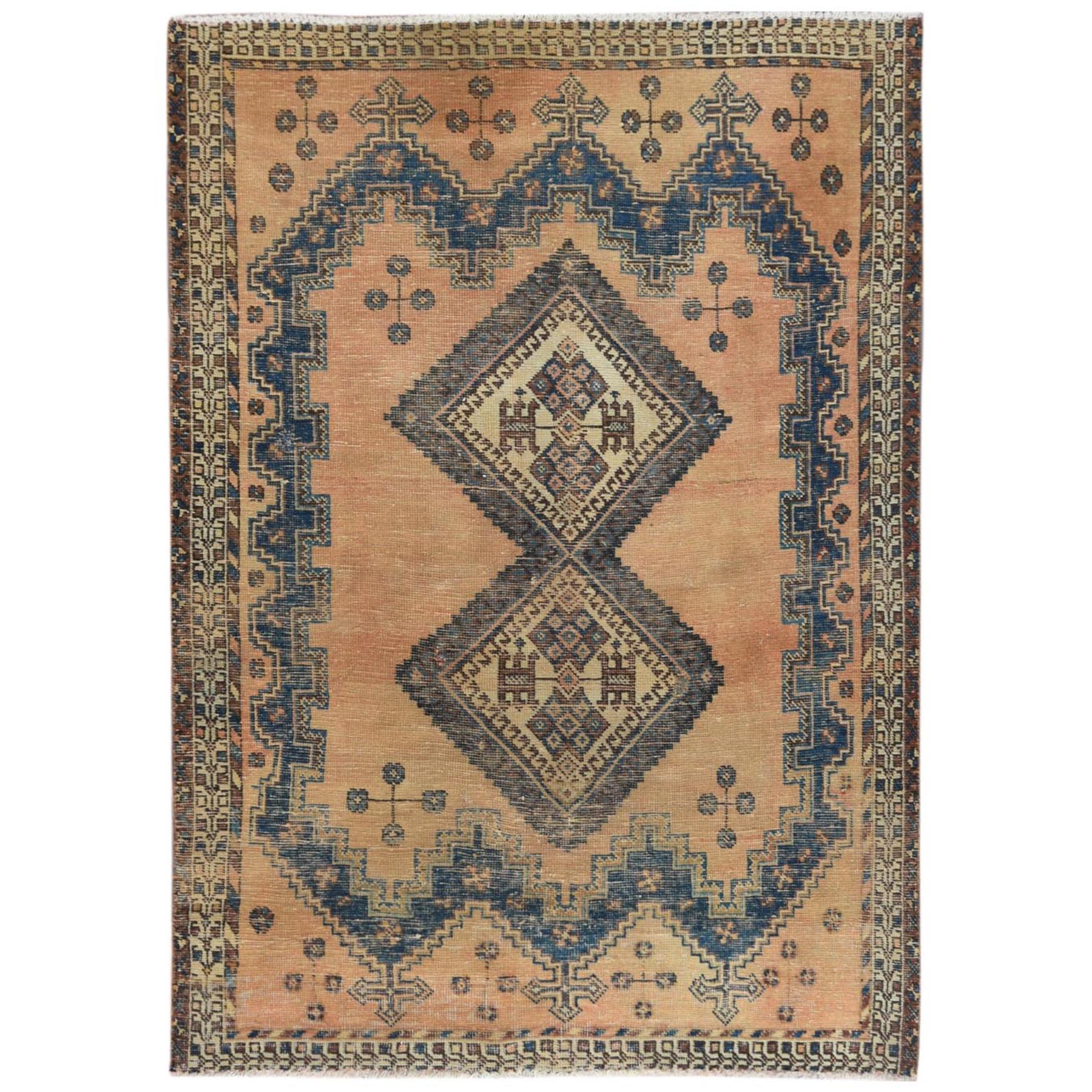 Overdyed & Vintage Rugs LUV730377